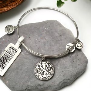 Alex and Ani Path of Life ll Bangle Silver Charm Bracelet One Size Adjus…